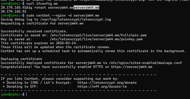 Certbot Setup - Image 20